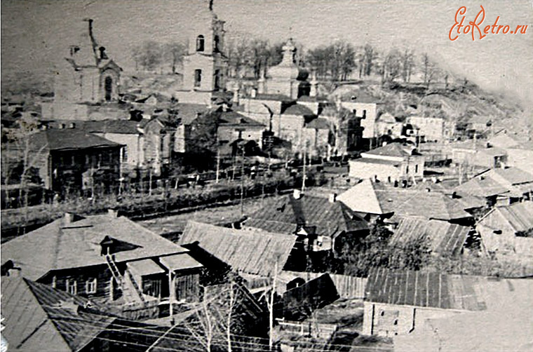 Кадом - Улица Ленина. Вид на Милостиво-Богородицкий женский монастырь.