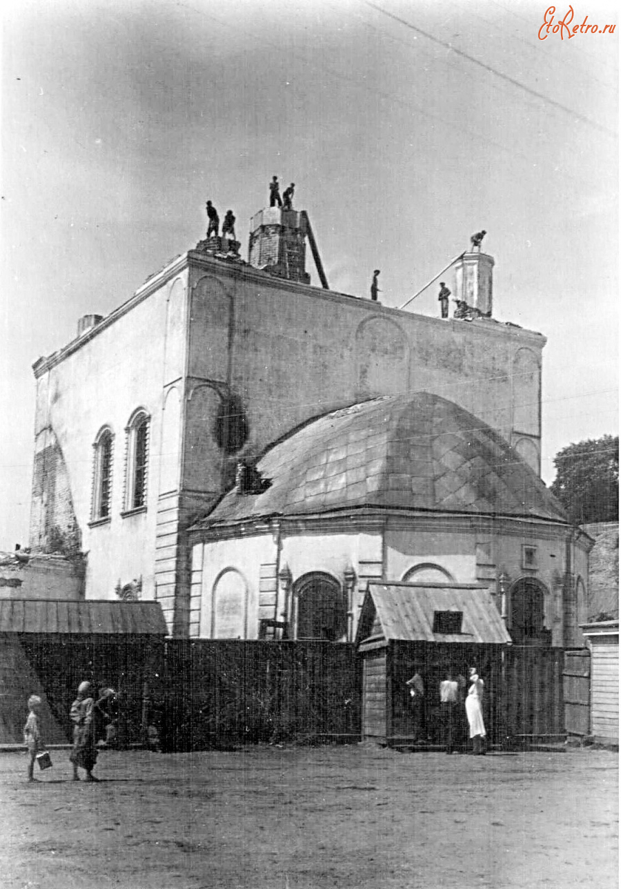 Кадом - Разборка Троицкого собора.