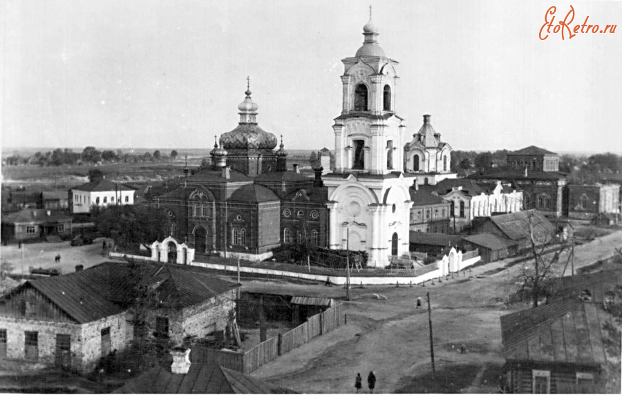 Кадом - Вид на Милостиво-Богородицкий женский монастырь.