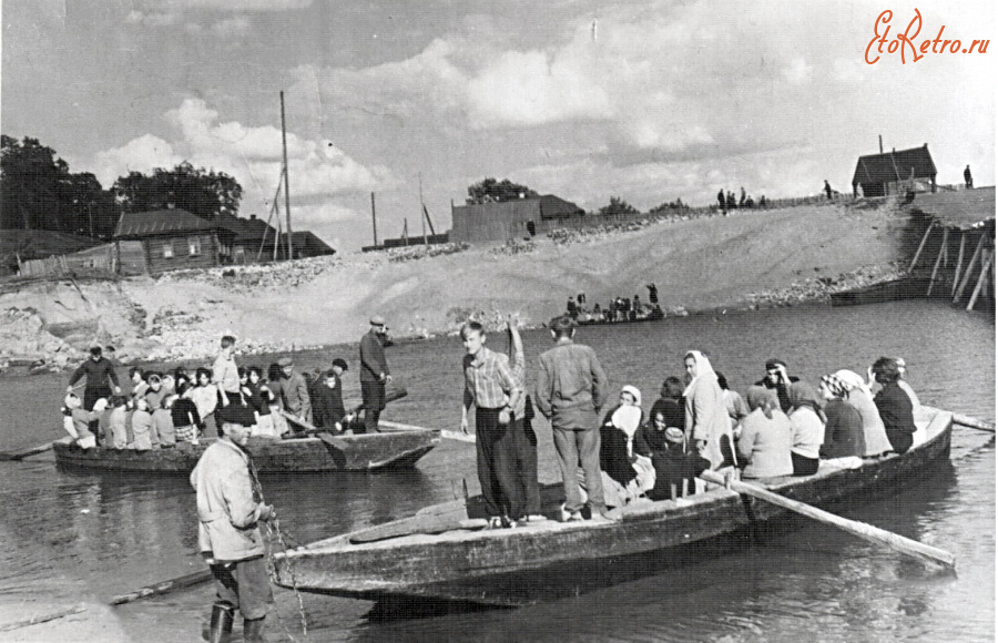 Кадом - Лодочная переправа на реке Мокша.