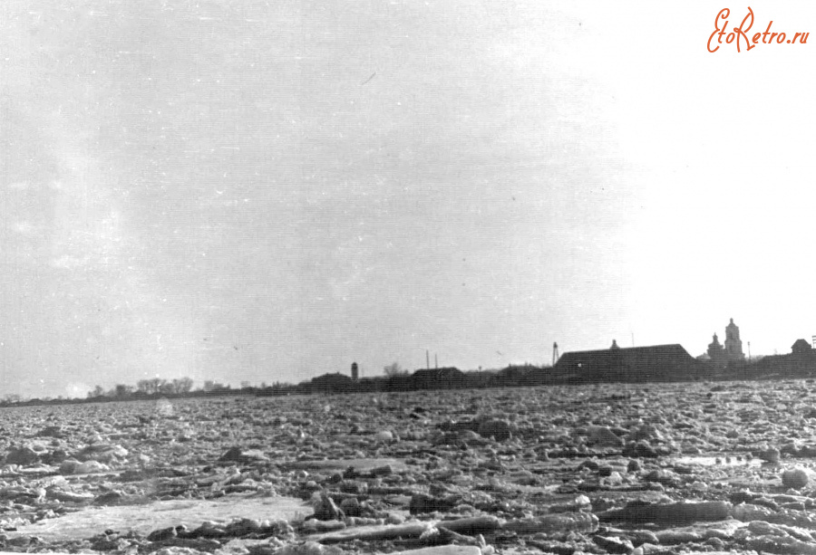 Кадом - Ледоход на реке Мокша.