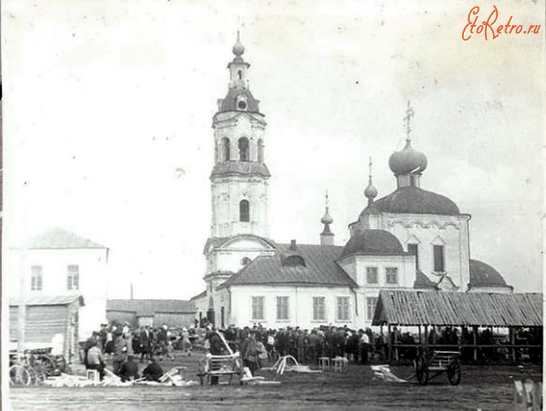 Старожилово - Столпцы. Церковь Преображения Господня.