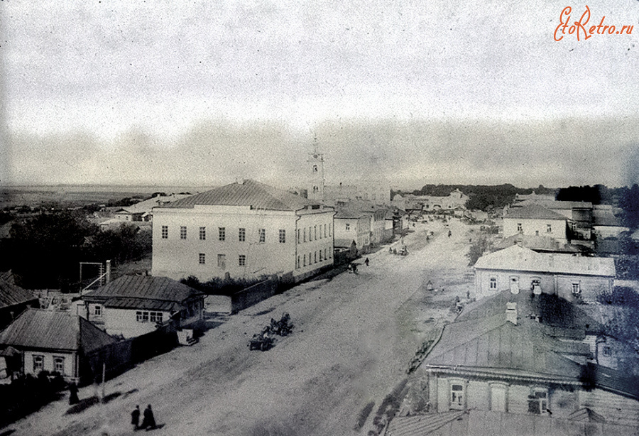 Пронск - Вид с колокольни Благовещенской церкви.