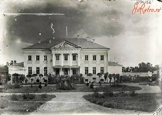 Саратовская область - Парковый фасад усадебного дома в Зубриловке