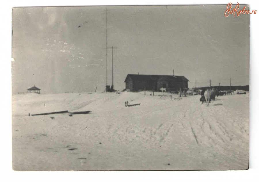 Сахалинская область - Контора радио в Чайво.