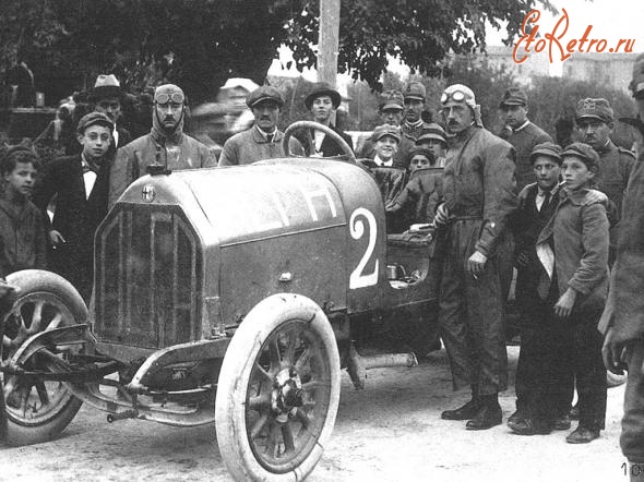 Ретро автомобили - Коллекция фотографий гоночных автомобилей 1910-1919 гг.