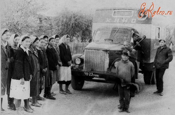 Ретро автомобили - Кинопередвижка на ГАЗ-51