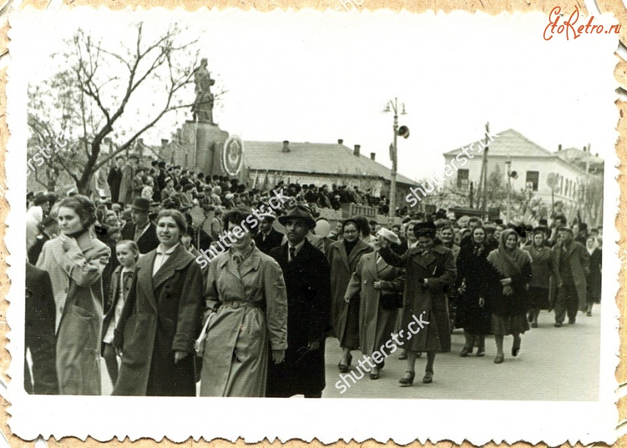 Луганск - ул.Ленина. 7.11.1962 г.