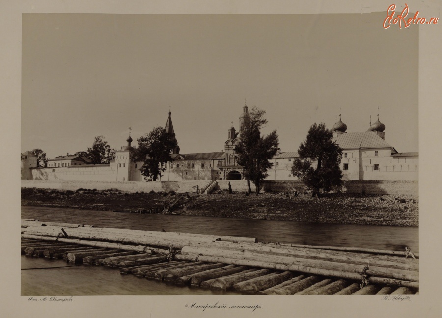 Россия - Макарьевский монастырь.1890-е. (Волжские виды)