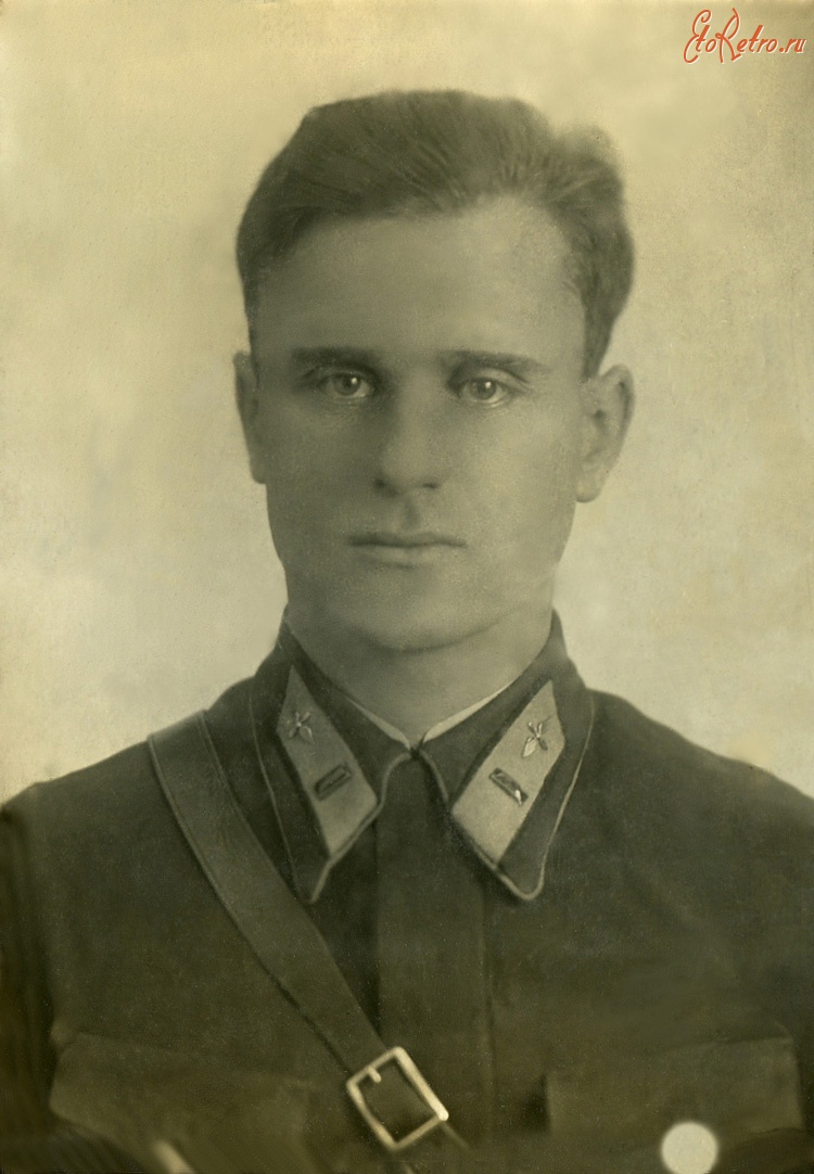 Россия - Батальонный комиссар И.И. Копцов 1942 год