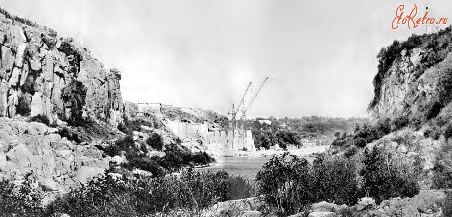 Житомир - Начало строительства плотины