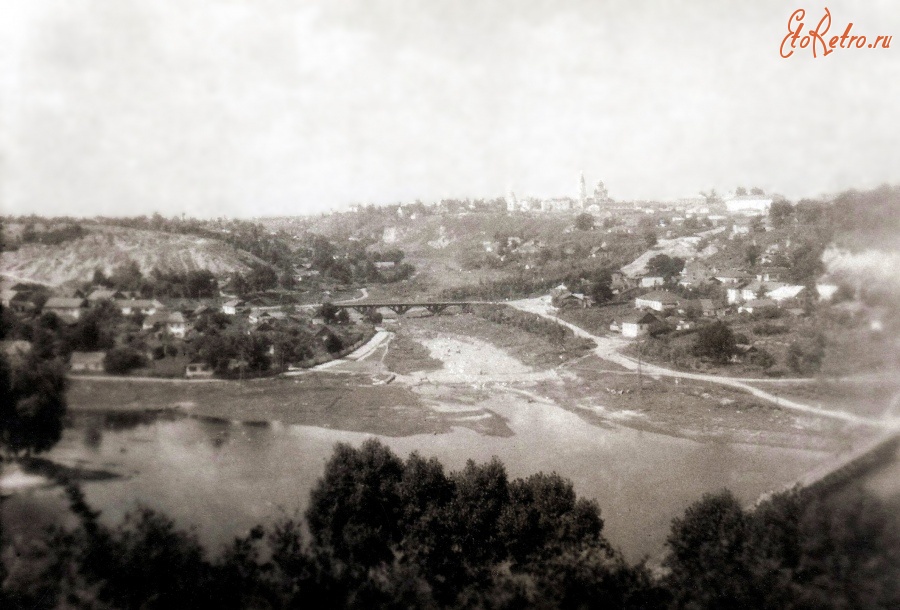Житомир - Житомир. Вид с правого берега реки Тетерев