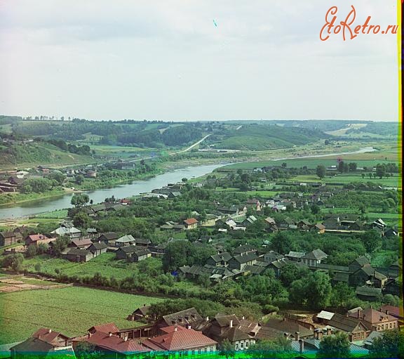 Смоленск - Вид на Днепр с башни Веселуха