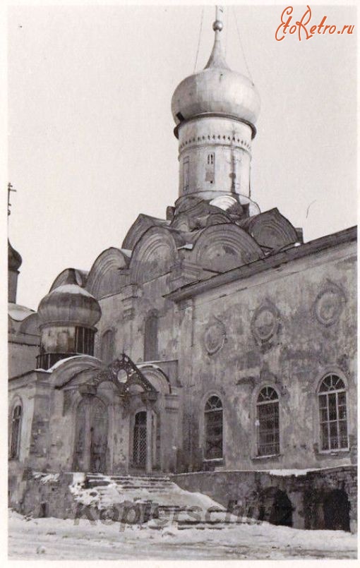 Вязьма - Свято-Троицкий собор в Вязьме во время оккупации 1941-1943 гг