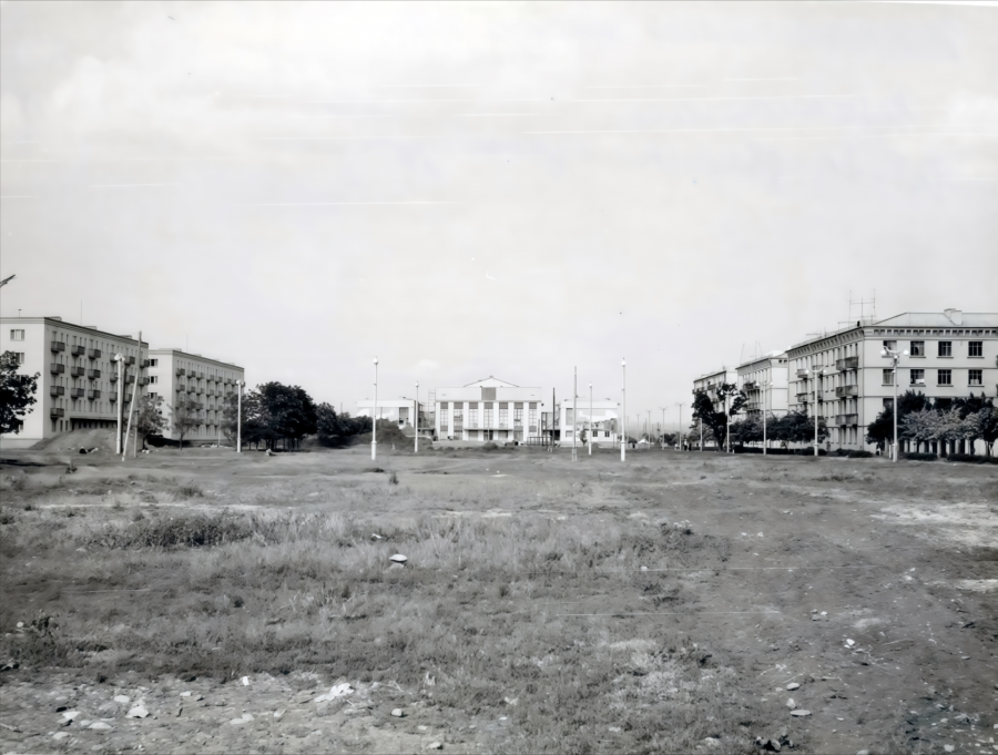 Невинномысск - Строительство дворца культуры Химиков