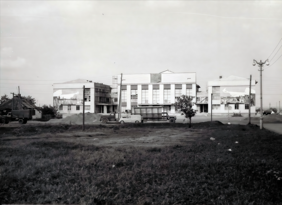 Невинномысск - Строительство дворца культуры Химиков