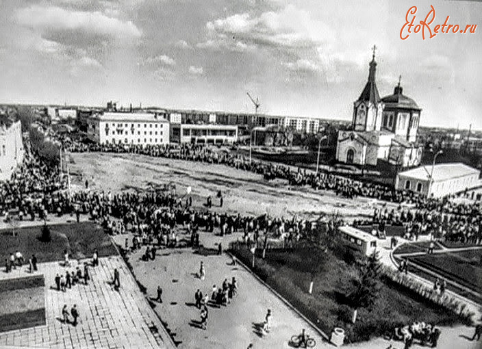 Рассказово - Площадь Ленина.