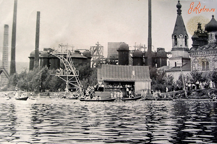 Сатка - Водная станция в старой части города. Чугуноплавильный завод.