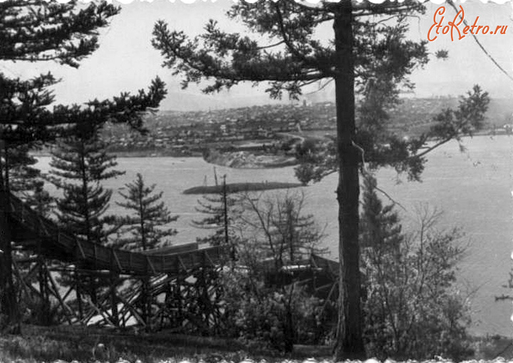 Сатка - Вид на Сатку от лыжного трамплина.