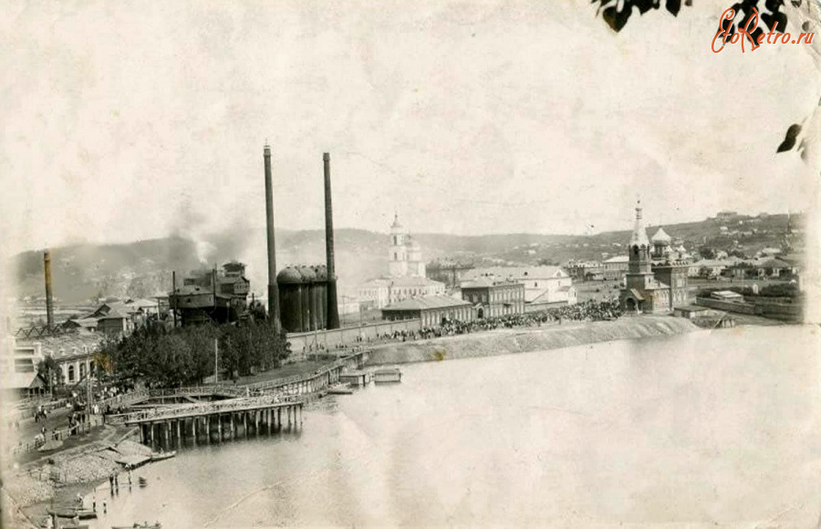 Сатка - Саткинский завод. Панорама города.
