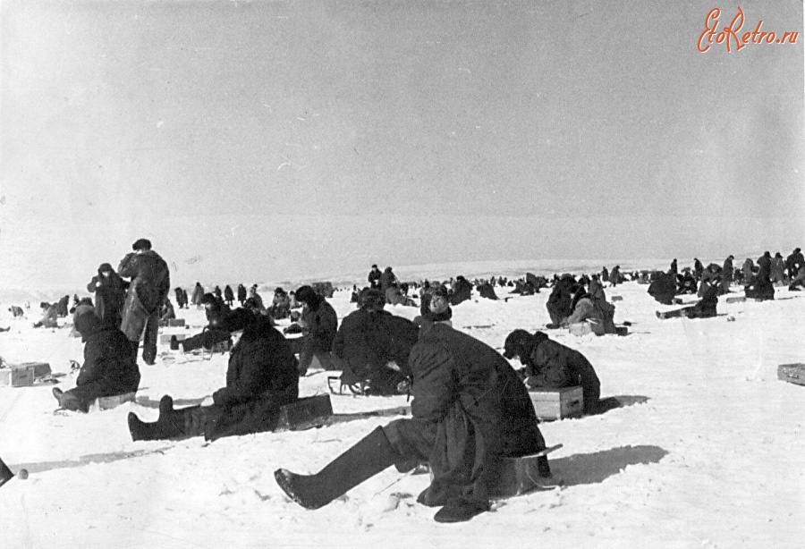 Казань - Река Волга. Зимняя рыбалка.