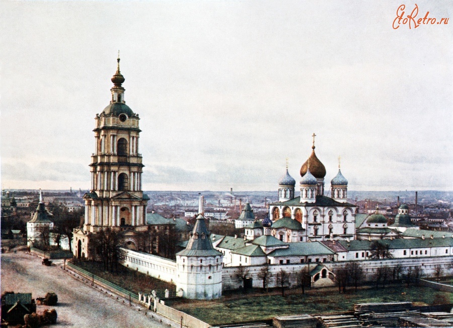 Москва - Первое цветное фото Москвы.