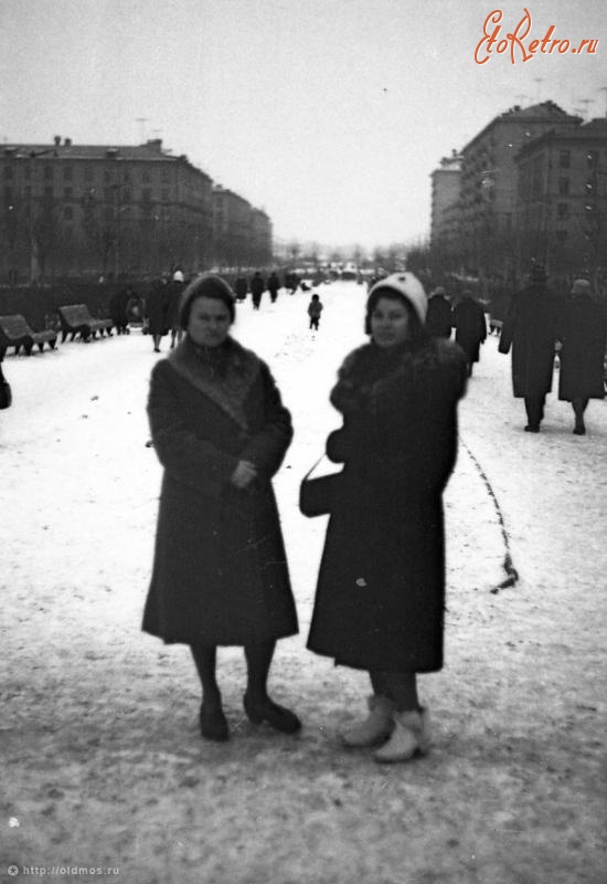 Москва - Таким был сквер на улице Добролюбова в 60-е