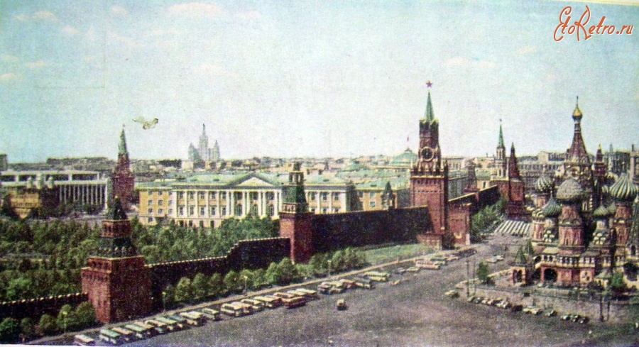 Москва на старинных открытках