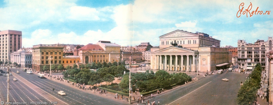 Москва - Площадь Свердлова 1966—1967, Россия, Москва,