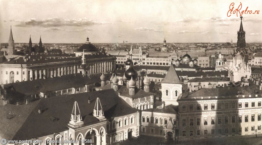Москва - Панорама части Кремля и Китай-города 1894—1898, Россия, Москва