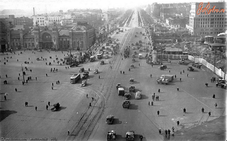 Москва - Площадь Белорусского вокзала 1938—1939, Россия, Москва,