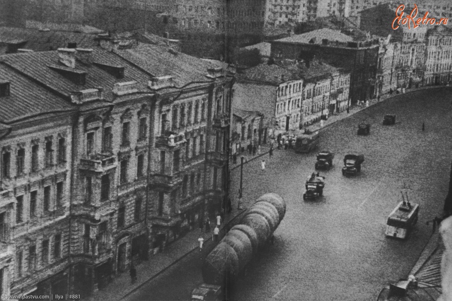 Москва - Садовая - Триумфальная улица 1941, Россия, Москва,