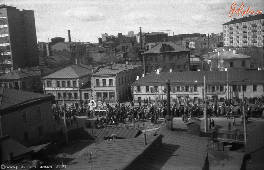 Москва - Новослободская улица 1967, Россия, Москва,