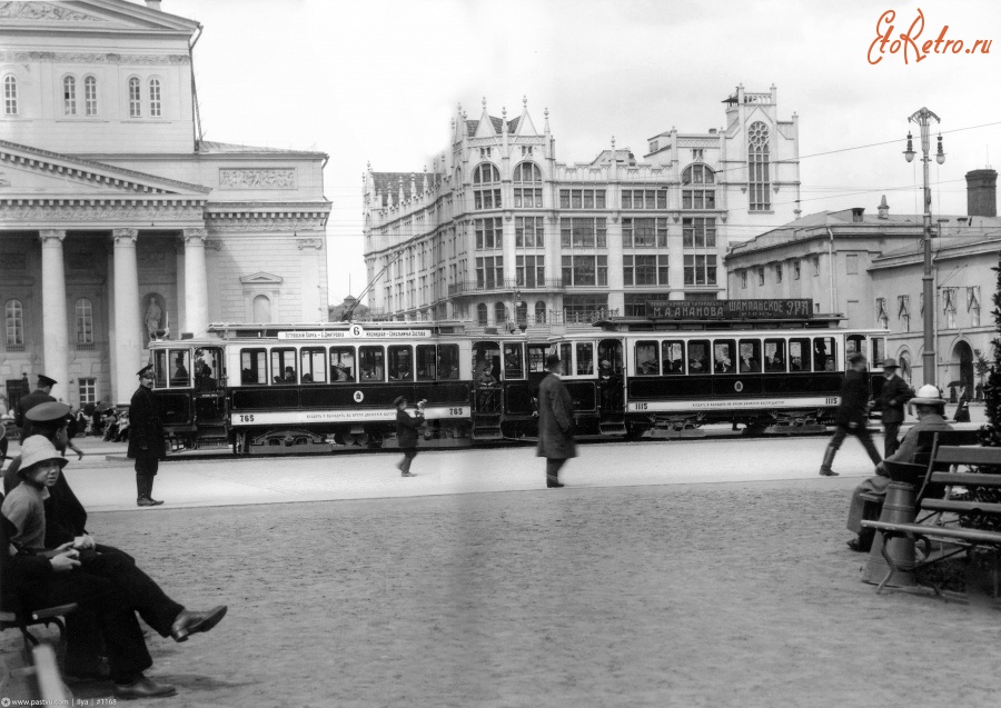 Москва - Театральная площадь 1910, Россия, Москва,