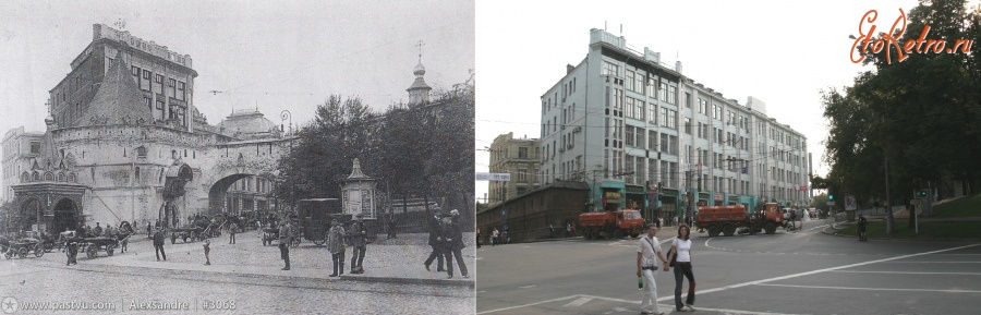 Москва - Площадь Варварские ворота 1910, Россия, Москва,