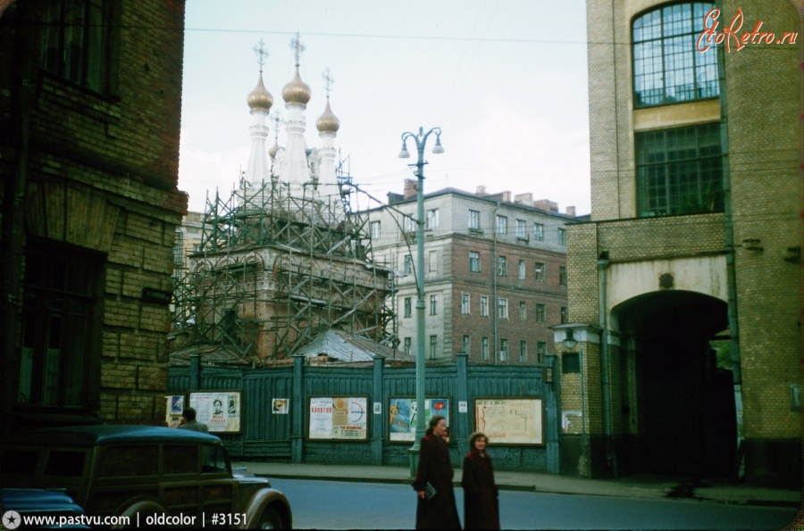 Москва - Храм Рождества Богородицы в Путинках 1956, Россия, Москва,