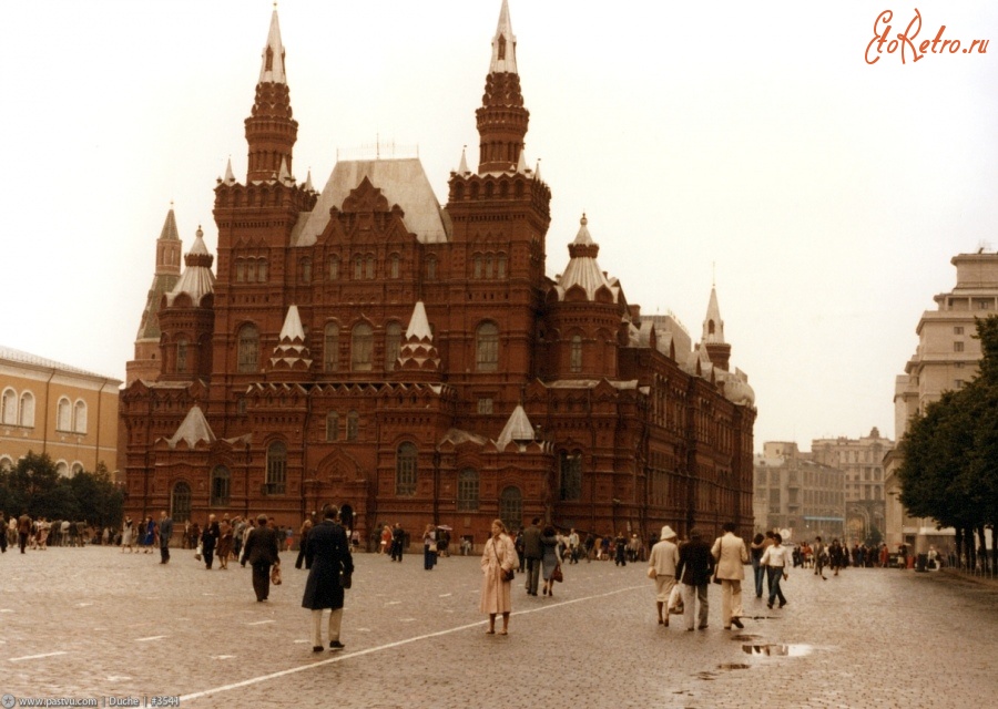 Москва - Исторический музей 1980, Россия, Москва,
