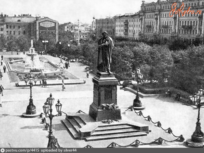 Москва - Сквер на Пушкинской площади 1958—1960, Россия, Москва,