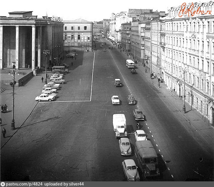 Москва - Улица Калинина в сторону Арбата 1960—1963, Россия, Москва,