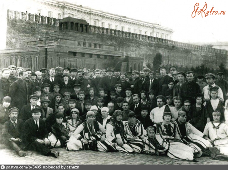 Москва - Мавзолей Ленина. Деревянный 1924—1927, Россия, Москва,