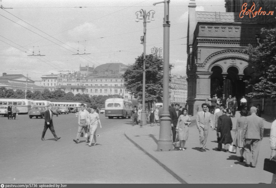 Москва - Вид на гостиницу «Метрополь» 1957, Россия, Москва,