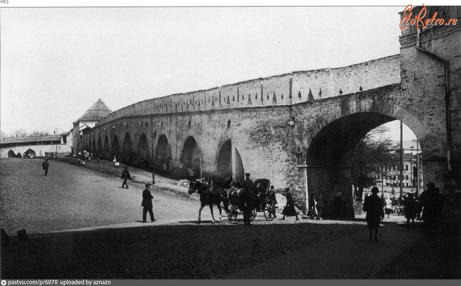 Москва - Китайгородская стена с внутренней стороны 1926—1930, Россия, Москва,