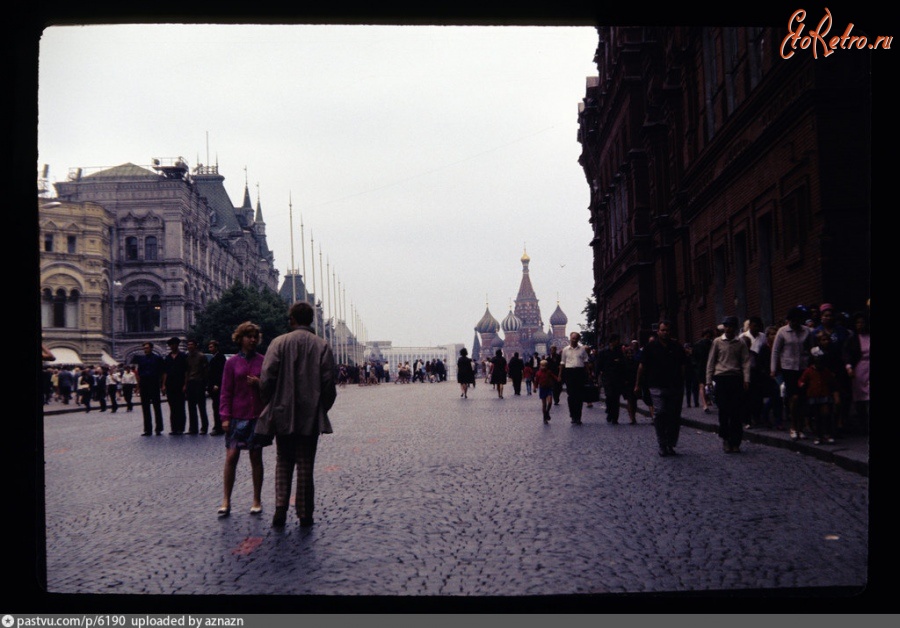 Москва - На месте Воскресенских ворот 1970, Россия, Москва,