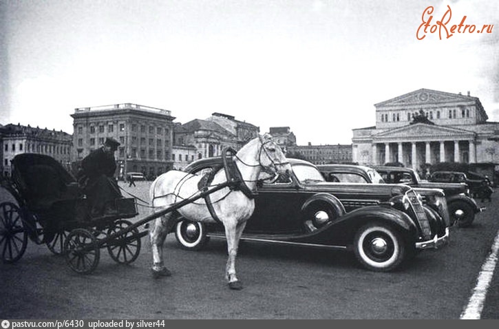 Москва - У гостиницы «Метрополь» 1937, Россия, Москва