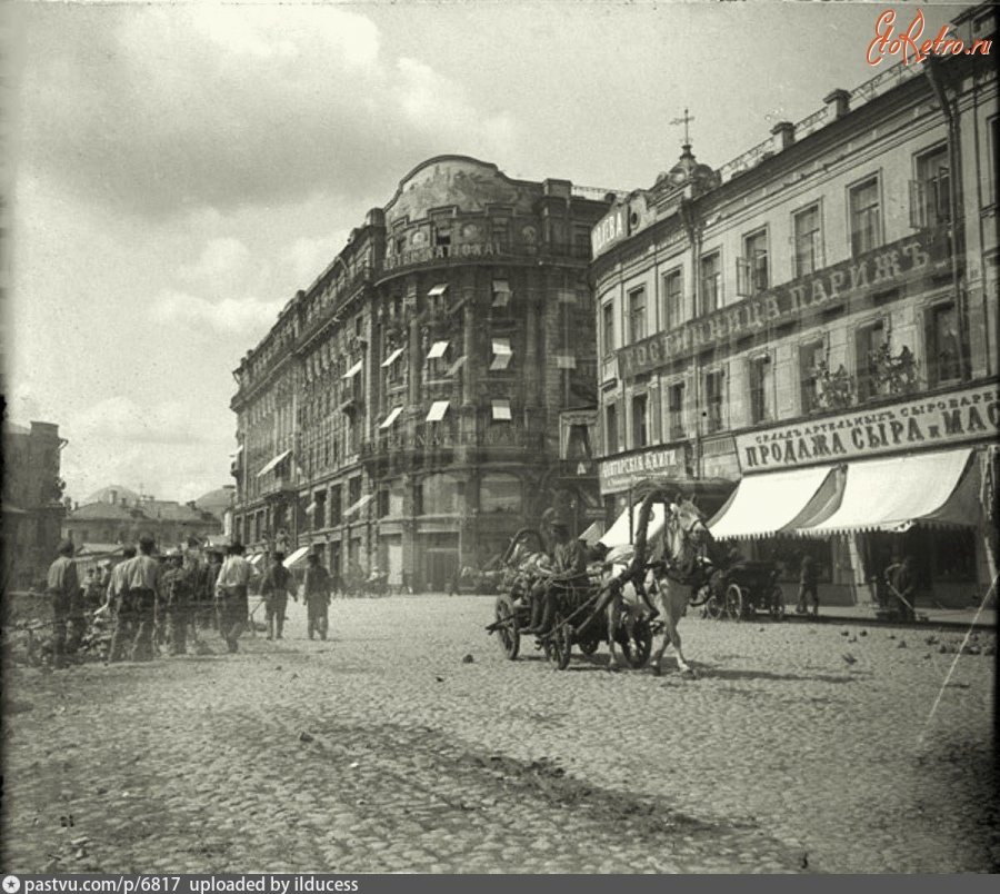 Москва - Гостиницы «Националь» и «Париж» 1903—1917, Россия, Москва,