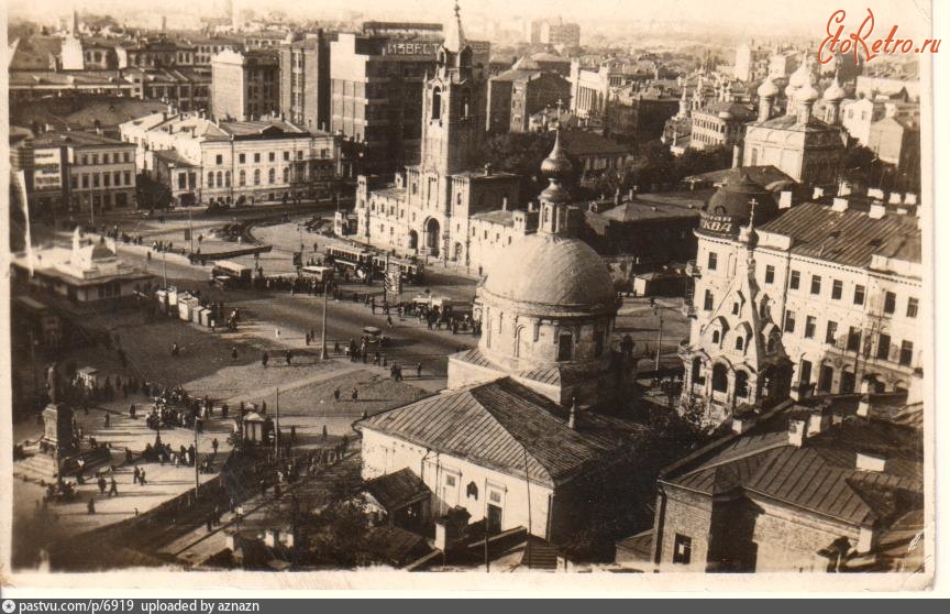 Москва - Страстная площадь 1931, Россия, Москва,