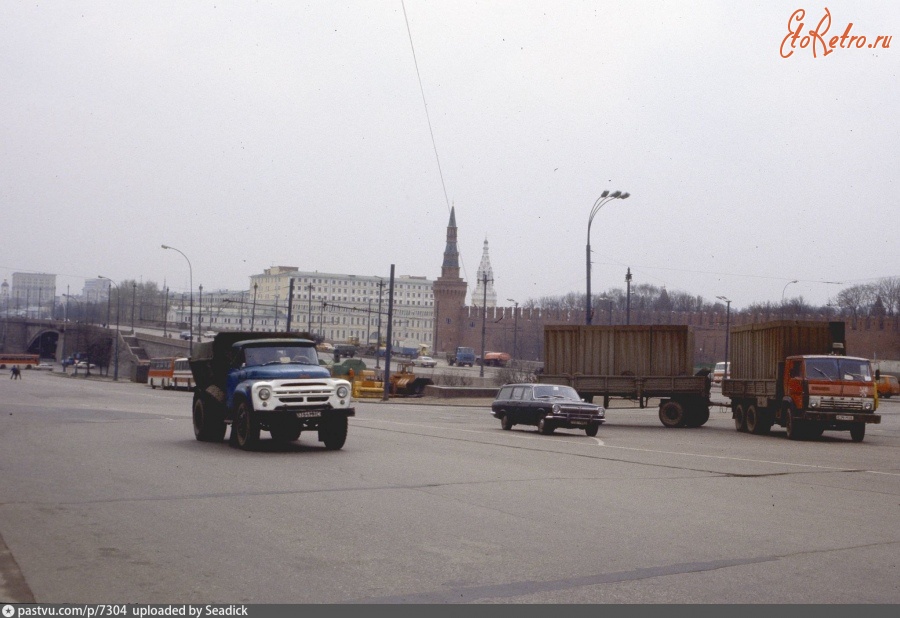 Москва - Большой Москворецкий мост 1991, Россия, Москва,