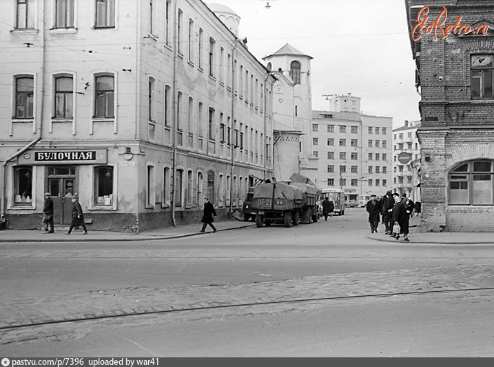 Москва - Пересечение Лесной улицы и Заставного переулка 1968, Россия, Москва,