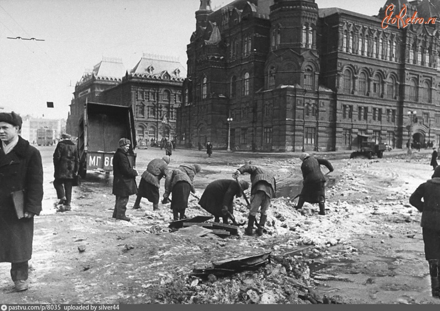 Москва - Манежная площадь 1947, Россия, Москва,