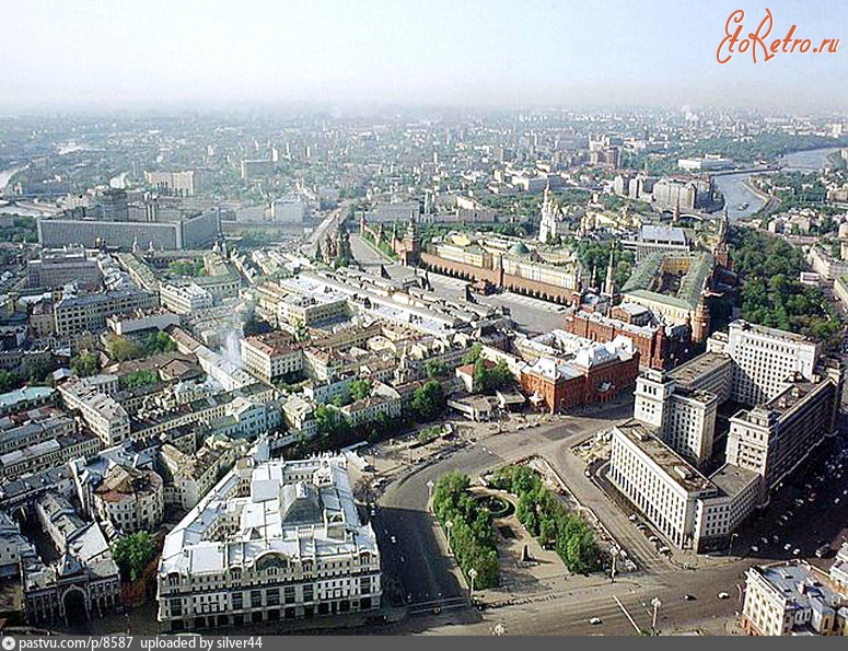 Москва - Вид на площадь Революции 1993, Россия, Москва,